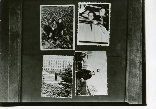 Photograph of a page from a photo album belonging to Lee Harvey Oswald