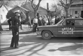 Image of the scene of Officer J.D. Tippit's murder in Oak Cliff