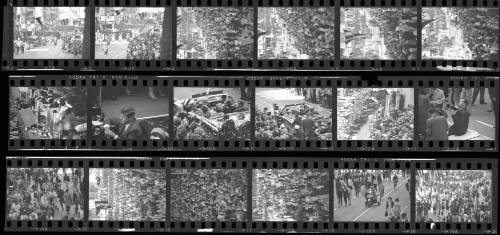 Negative strip 11 from the Dallas Times Herald Collection