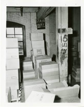 Photo of the rifle location in the Texas School Book Depository building