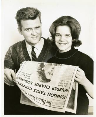 Image of Kathey Atkinson with Dallas Times Herald photographer Eamon Kennedy