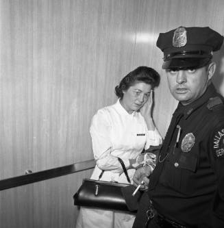Image of Helen Markham at Dallas Police Department Headquarters
