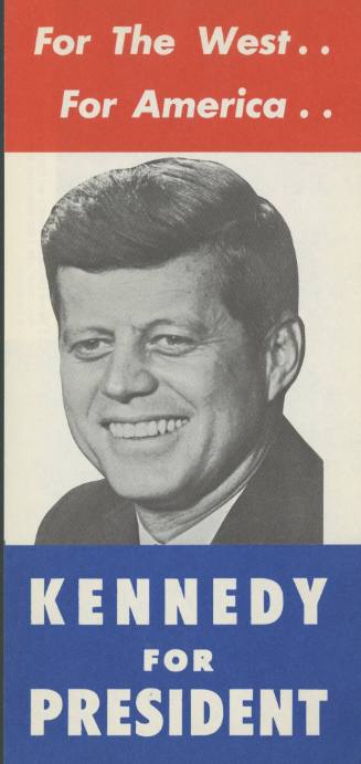 "For the West... For America" Kennedy campaign brochure