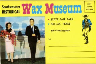 Postcards from the Southwestern Historical Wax Museum in Dallas' Fair Park