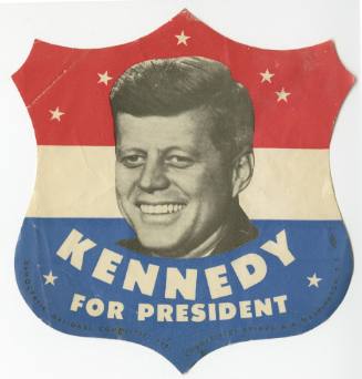 "Kennedy for President" paper shield