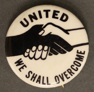 "United We Shall Overcome" pin