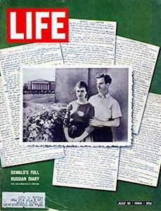 LIFE Magazine with a cover story about Oswald's diary from his years in Russia