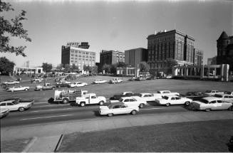 Image of Dealey Plaza on Monday, November 25, 1963