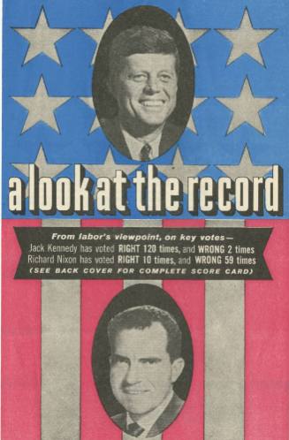 "A Look at the Record" pamphlet from the 1960 presidential election