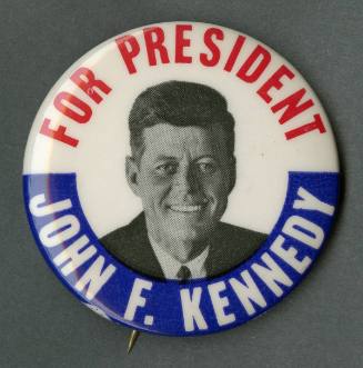 John F. Kennedy for President campaign pin
