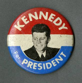 "Kennedy for President" campaign pin