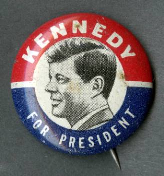"KENNEDY For President" 1960 presidential campaign pin