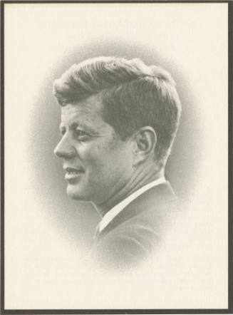 Prayer card for President John F. Kennedy