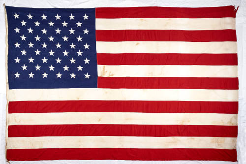 American flag flown over the U.S. Senate during official mourning period, 1963