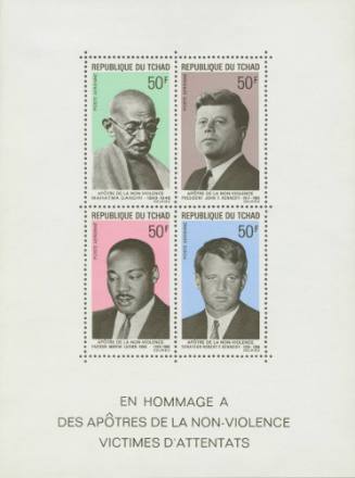 Commemorative postage stamps from the Republic of Chad, 1968