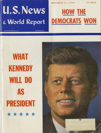 U.S. News & World Report featuring president-elect John F. Kennedy
