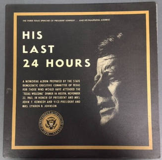 "His Last 24 Hours" Commemorative Record Album, 1963