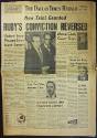 T41 The Dallas Times Herald newspaper, headline "Ruby's Conviction Reversed"
