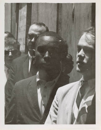 Photo of Egbert Theodore Adams at Piccadilly Cafeteria Civil Rights Protest