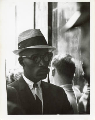 Photo of Earl Allen at Piccadilly Cafeteria Civil Rights Protest