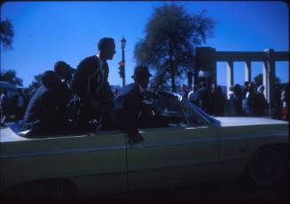 Image of camera car #1 in the presidential motorcade