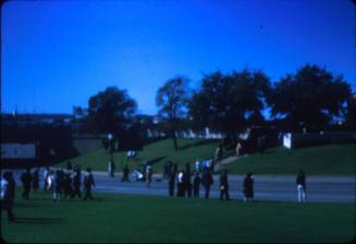 Image of Dealey Plaza taken shortly after the assassination