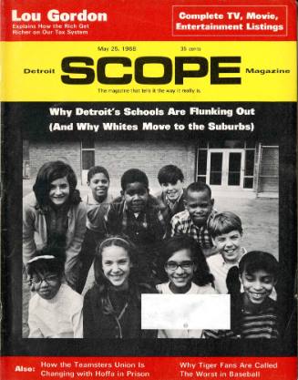 Detroit Scope Magazine from May 25, 1968 with story on the Poor People's March