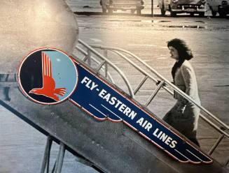 Eastern Airlines metal sky stairs sign from Dallas Love Field