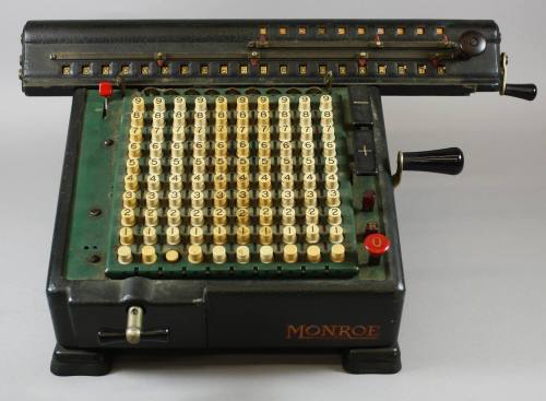 Monroe adding calculator