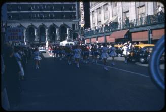 Image of Nixon campaign parade in Dallas on September 12, 1960