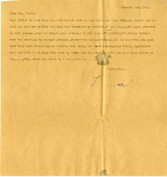 Letter and envelope from Eva Grant to Grace Bevers dated October 19, 1965