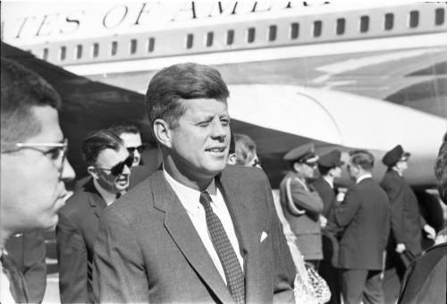 Image of President Kennedy at Love Field