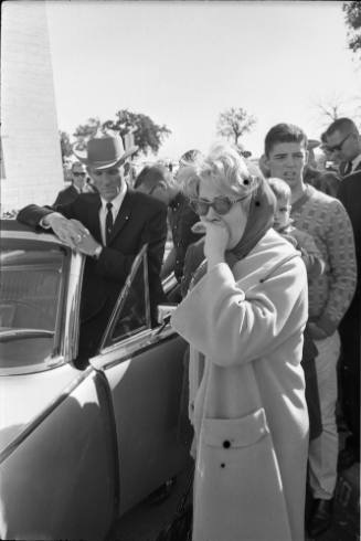 Image of unidentified woman at Parkland Hospital the day of the assassination