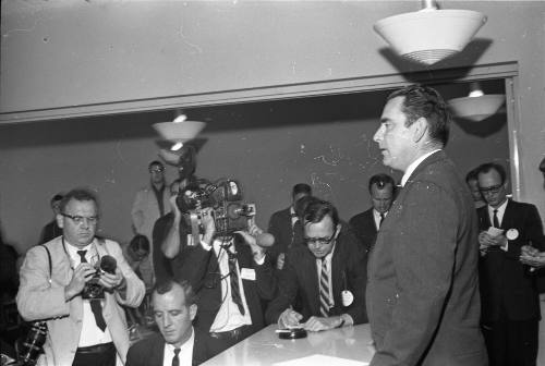 Image of Assistant Press Secretary Malcolm Kilduff's press conference
