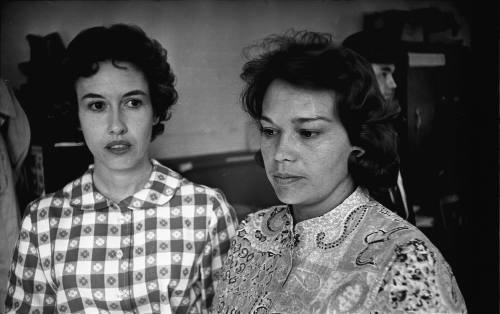 Image of assassination eyewitnesses at the Dallas County Sheriff's office