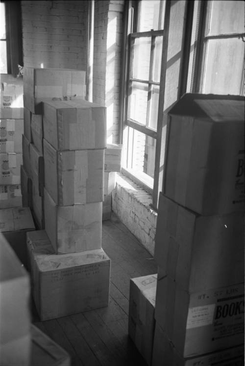 Image of the recreated sniper's perch at the Texas School Book Depository