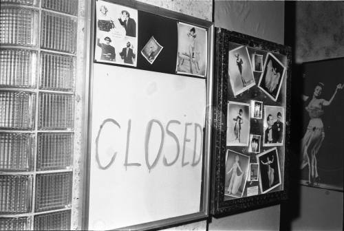 Image of the entrance to the Carousel Club in downtown Dallas November 22, 1963