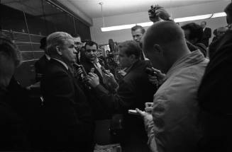 Image of Dallas County Criminal District Attorney Henry Wade's press conference