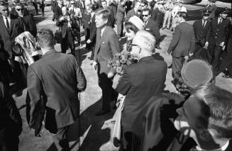 Image of the Kennedys at Love Field