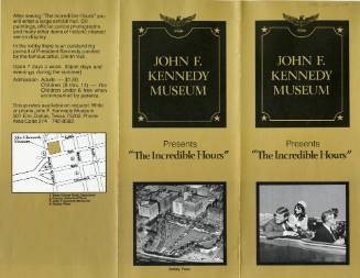 Pamphlet for the John F. Kennedy Museum