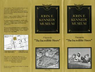 Pamphlet for the John F. Kennedy Museum