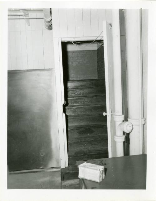 Photo of the 2nd floor lunchroom in the Texas School Book Depository building