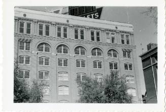 Photograph of the exterior of the Texas School Book Depository building