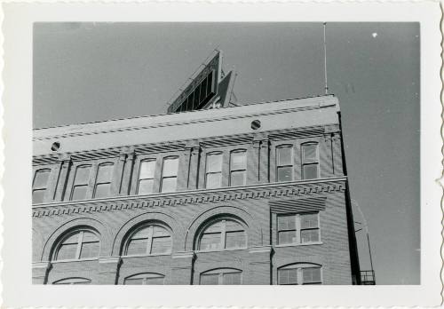 Photograph of the exterior of the Texas School Book Depository building