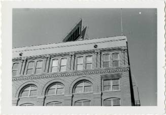 Photograph of the exterior of the Texas School Book Depository building