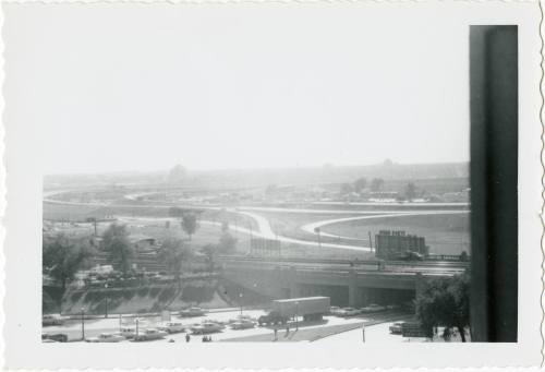 Photo from the 6th floor of the Texas School Book Depository building