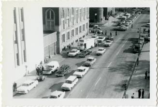 Photo of Houston St. from the Texas School Book Depository building