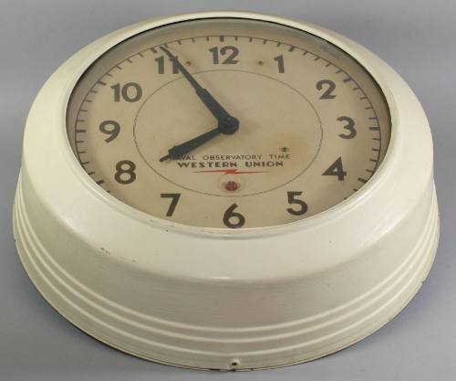 Wall clock from the Time-Life offices in Houston, Texas