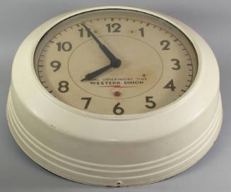 Wall clock from the Time-Life offices in Houston, Texas