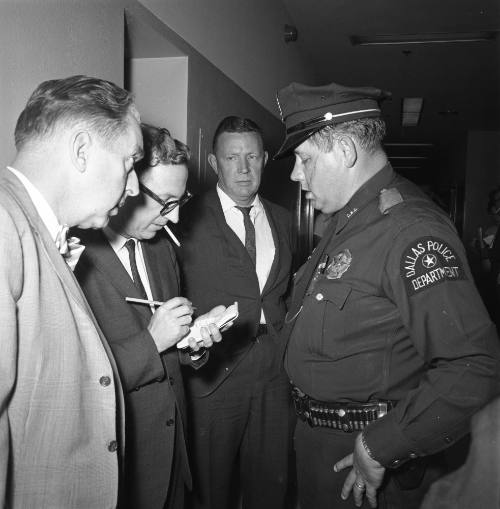 Image of Dallas Police officer M. N. "Nick" McDonald at Dallas Police Department